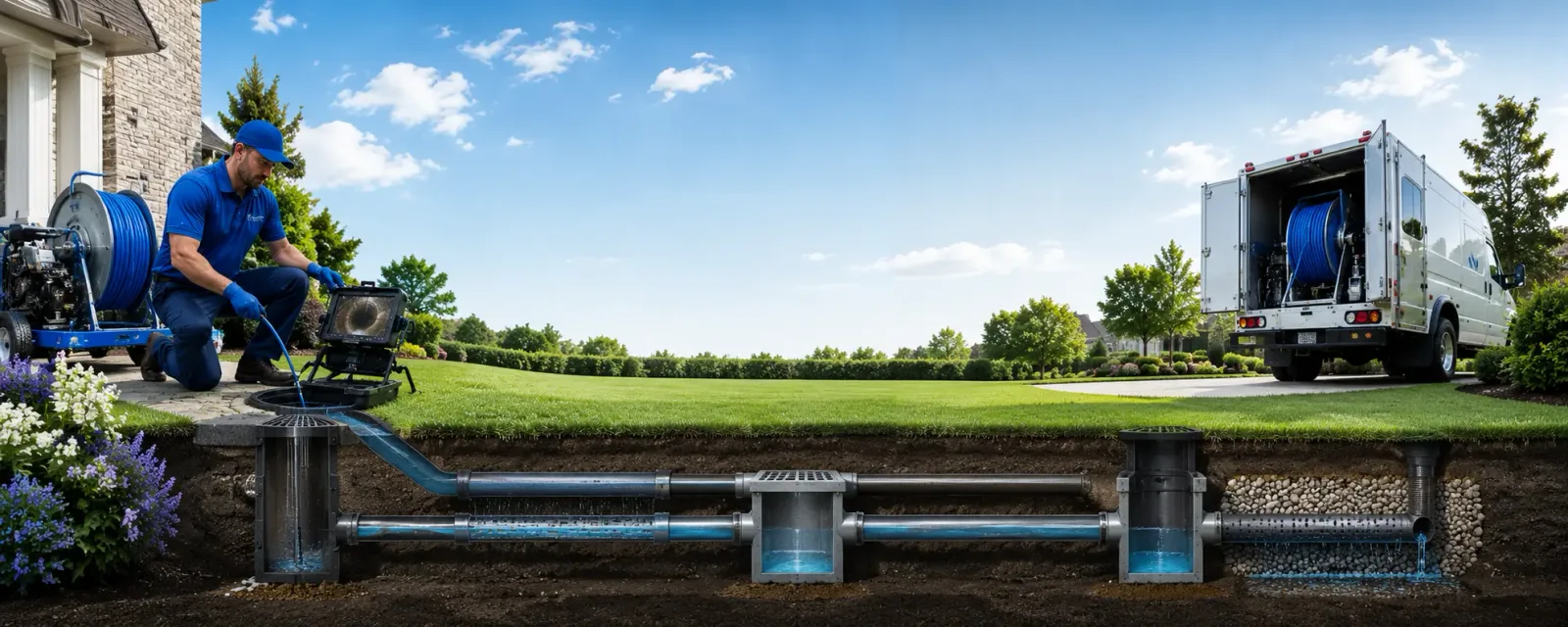 Outdoor drain cleaning information for Davis Junction, IL
